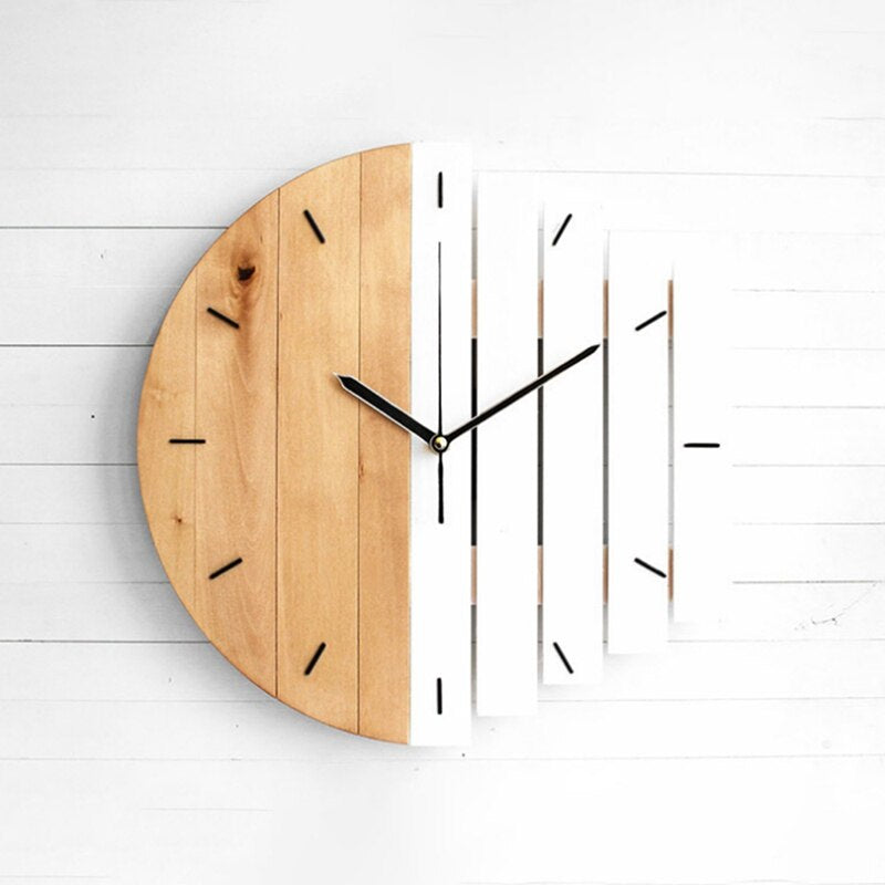 Natuurlijke Houten Wandlamp - Elegant Ontwerp Art Deco Stijl