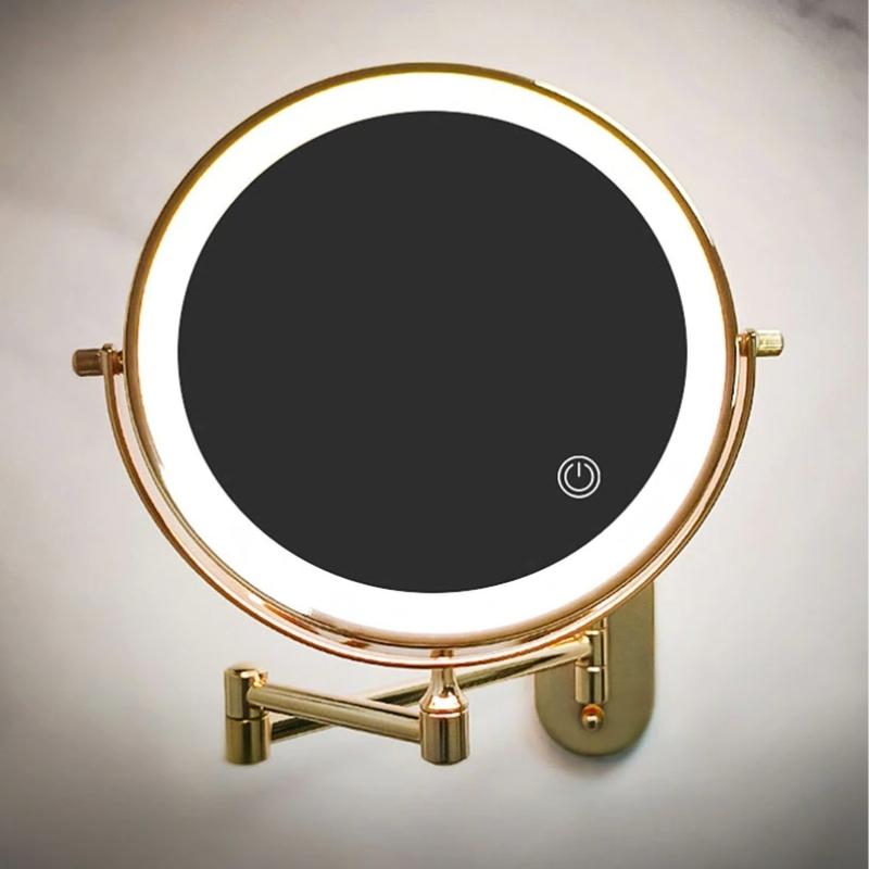 Oplaadbare LED Make-up Spiegel 360° Rotatie - Marius