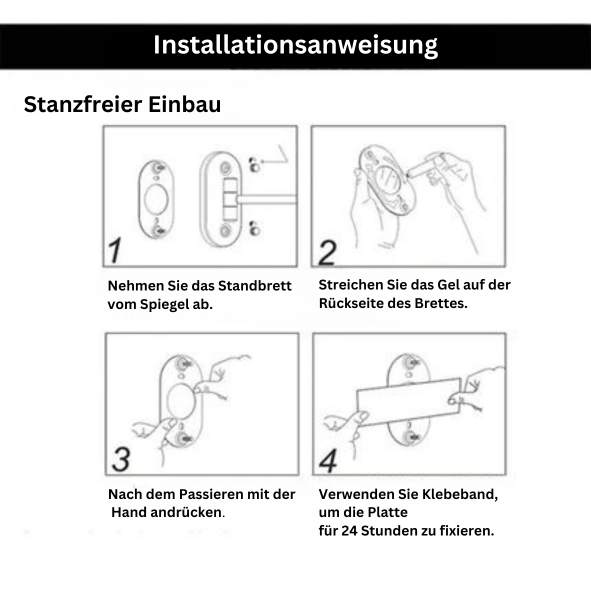 Oplaadbare LED Make-up Spiegel 360° Rotatie - Marius