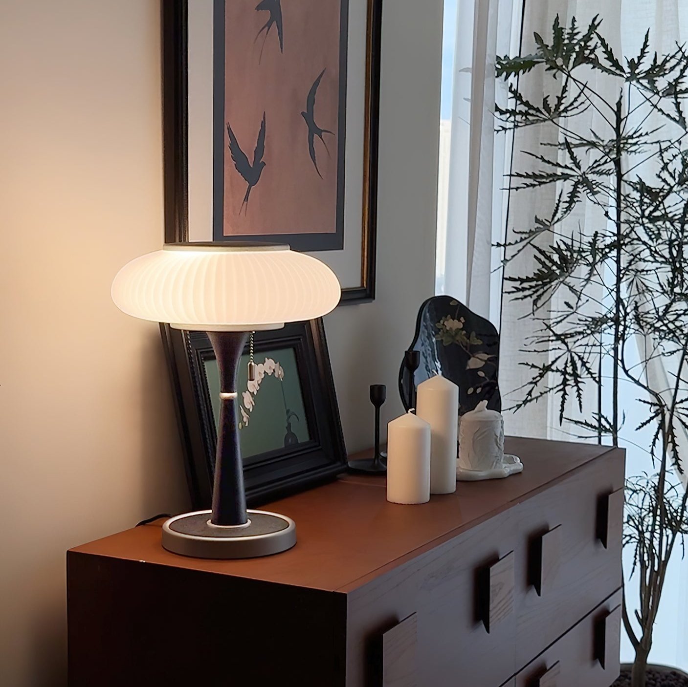 Organische Tafellamp met Luxe Design - Elegante Ruimteverlichting