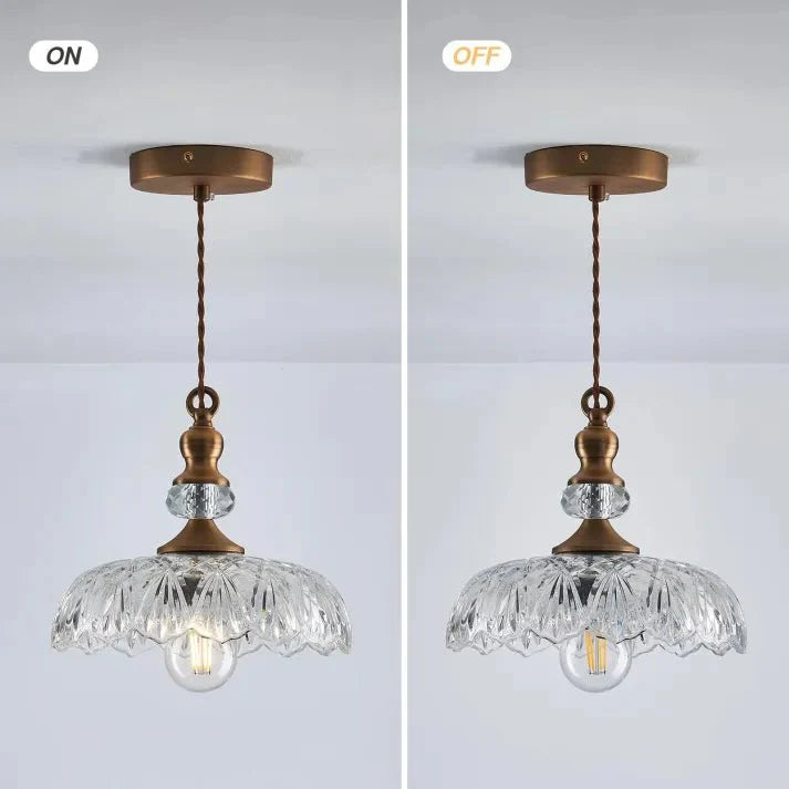 Retro Keuken Hanglamp Glas - Stijlvolle Verlichting Jade