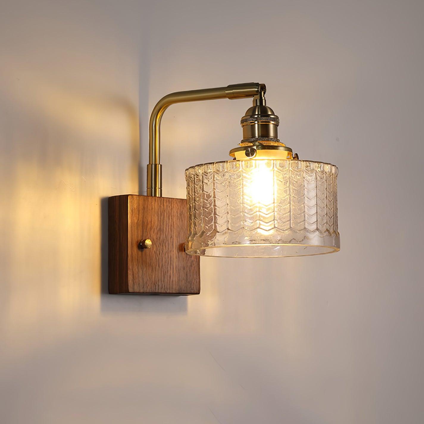 Rustieke Wandlamp Groen Glas - Martín Elegantie