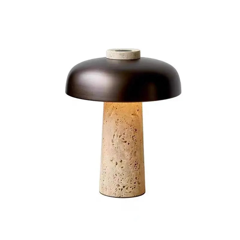 Travertin Tafellamp Natuurlijke - Scandinavisch Design Charles
