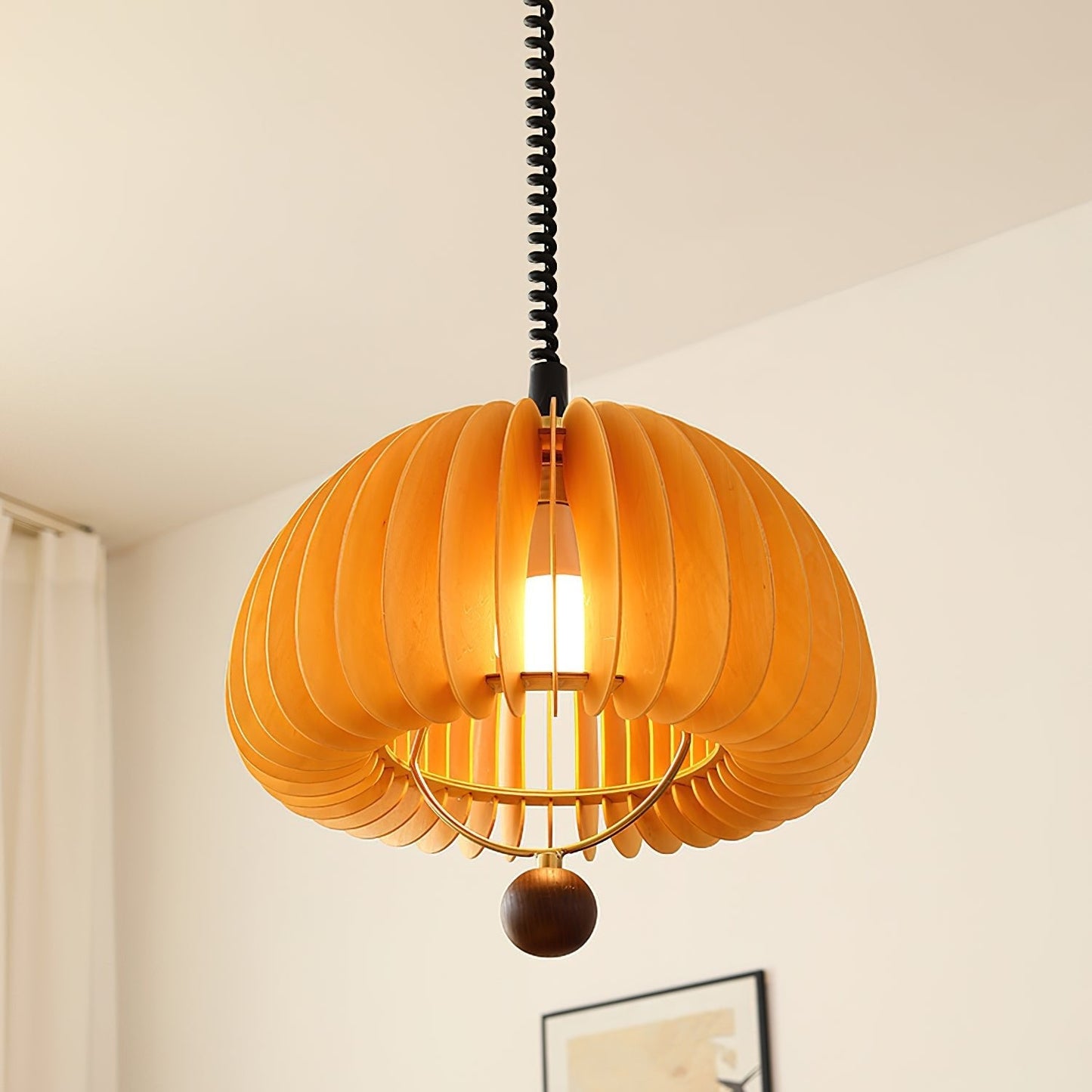 Verstelbare Hanglamp Metaal Hout - Jules Nostalgische Lamp
