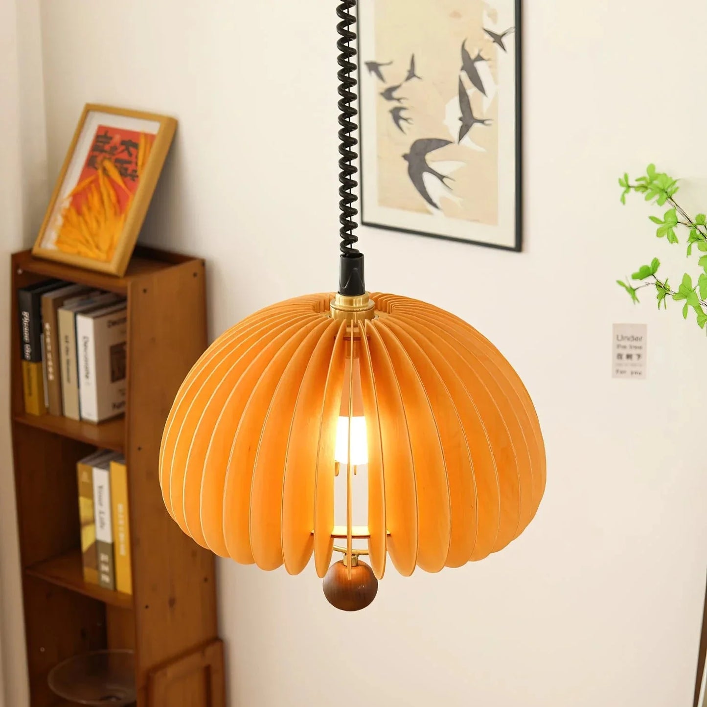 Verstelbare Hanglamp Metaal Hout - Jules Nostalgische Lamp