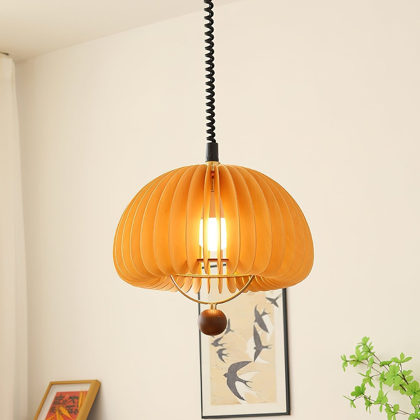 Verstelbare Hanglamp Metaal Hout - Jules Nostalgische Lamp
