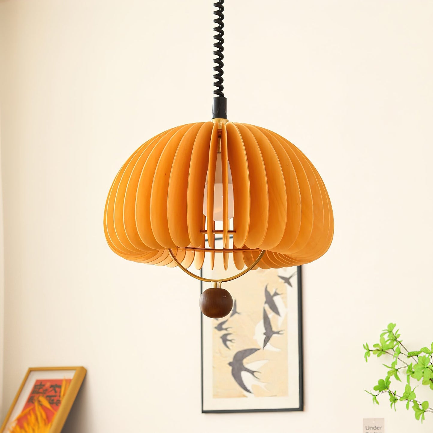Verstelbare Hanglamp Metaal Hout - Jules Nostalgische Lamp