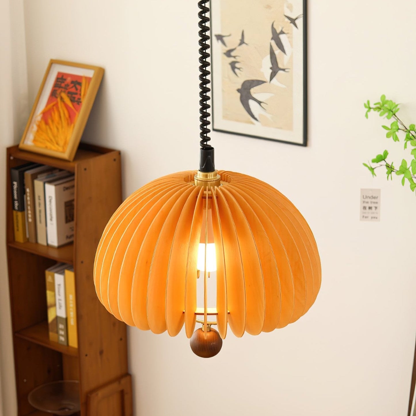 Verstelbare Hanglamp Metaal Hout - Jules Nostalgische Lamp