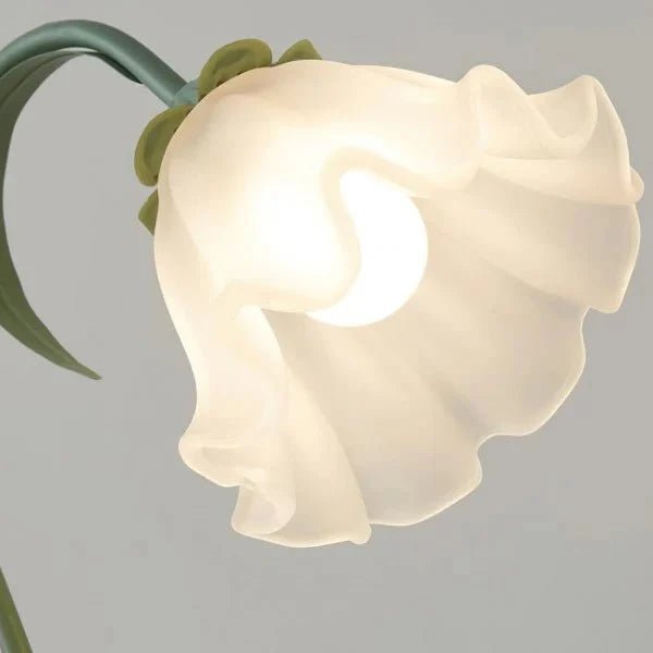 Vintage Bloem Tafellamp Verstelbare Arm - Bartolomeo