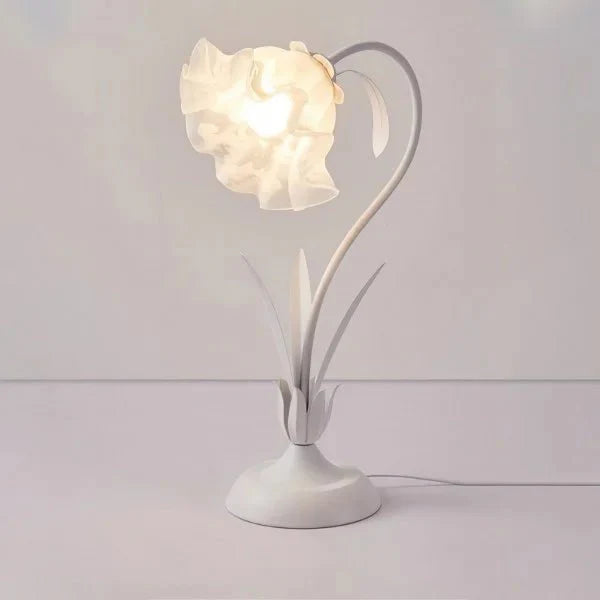 Vintage Bloem Tafellamp Verstelbare Arm - Bartolomeo