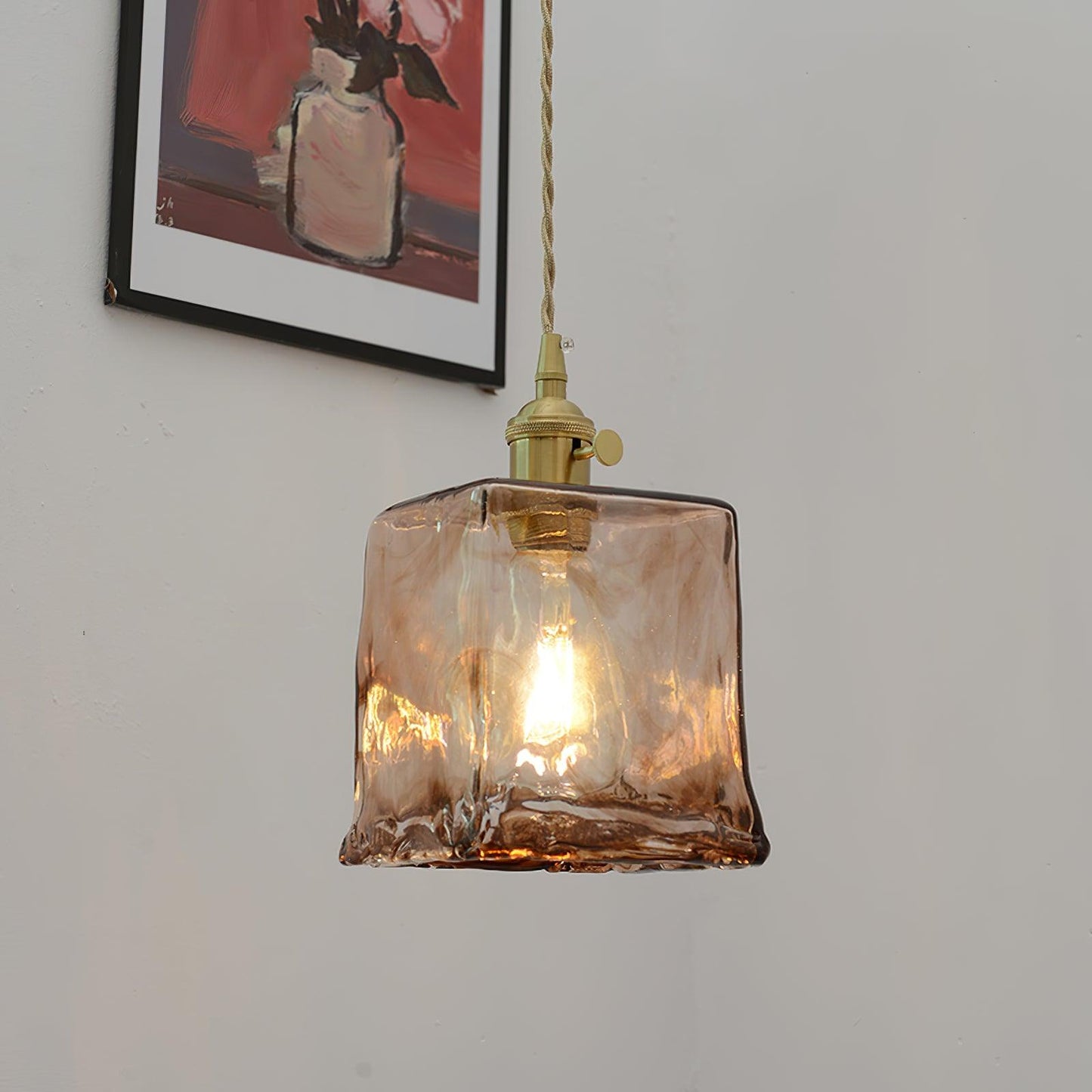 Vintage Hanglamp Glas - Elegantie Javier