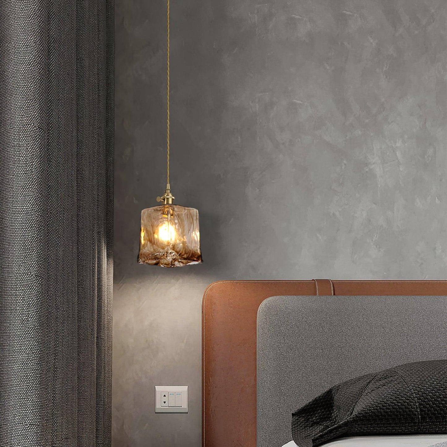 Vintage Hanglamp Glas - Elegantie Javier