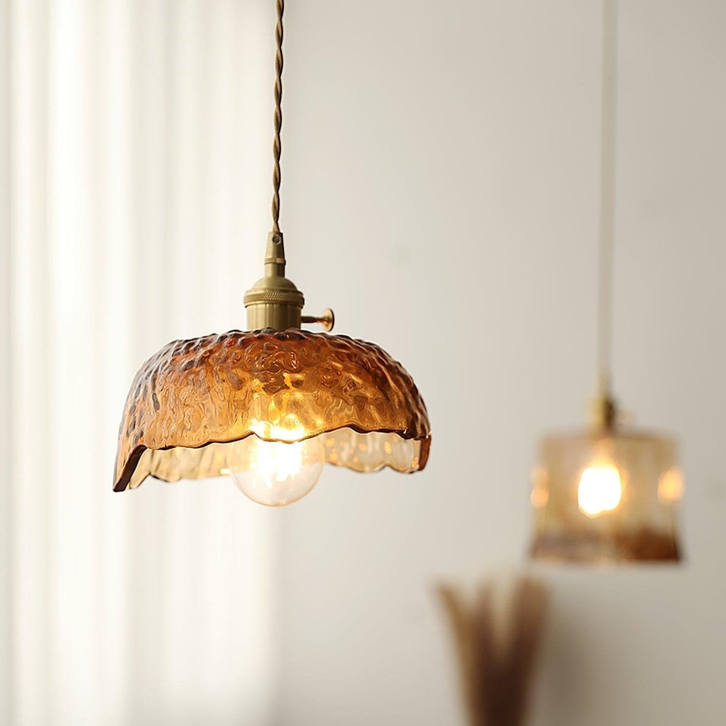 Vintage Hanglamp Glas - Elegantie Javier