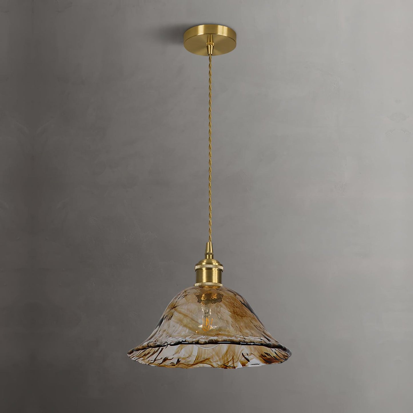 Vintage Hanglamp Glas - Elegantie Javier