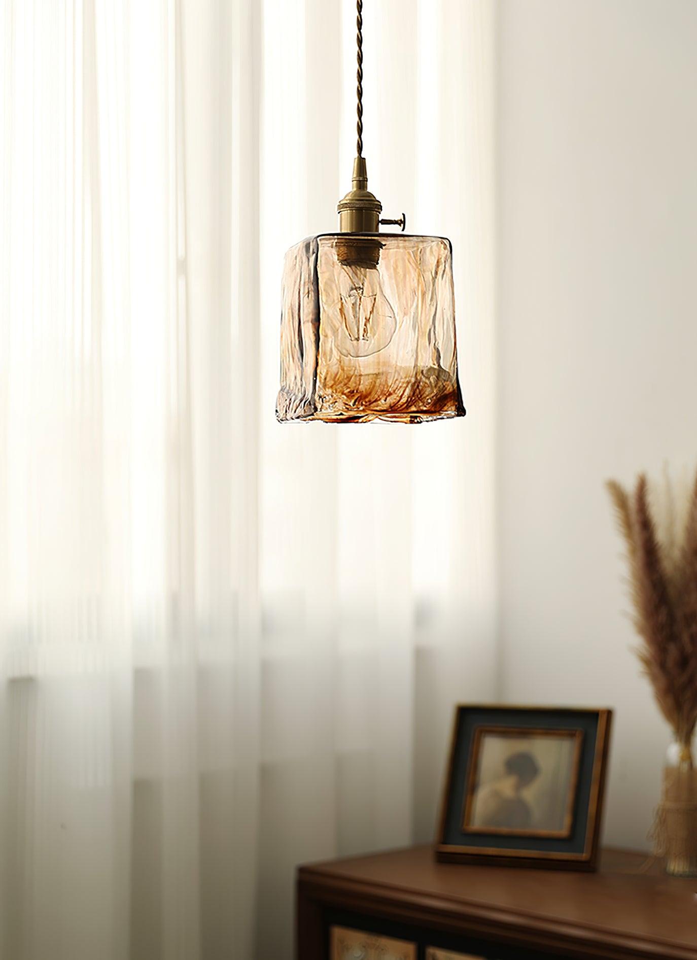 Vintage Hanglamp Glas - Elegantie Javier