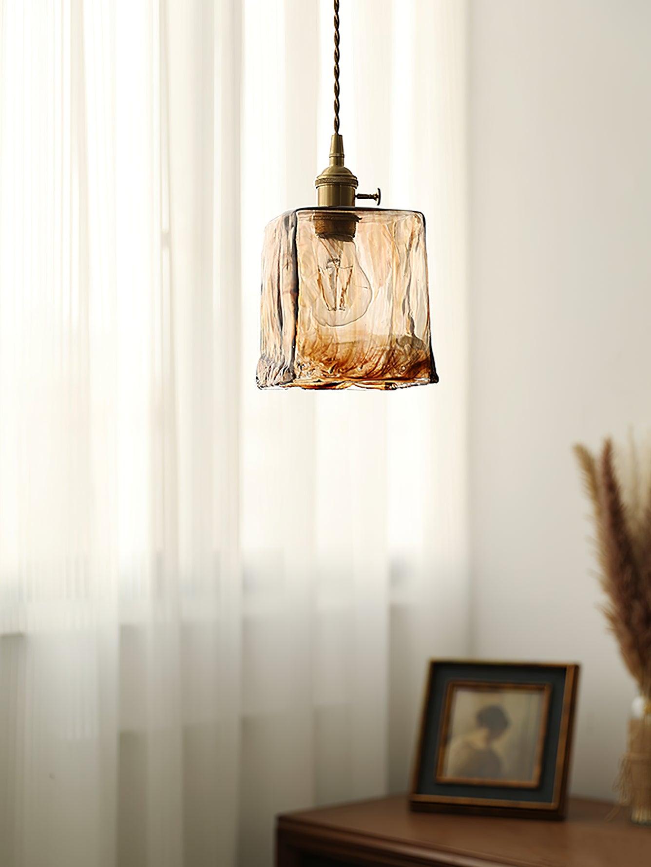 Vintage Hanglamp Glas - Elegantie Javier
