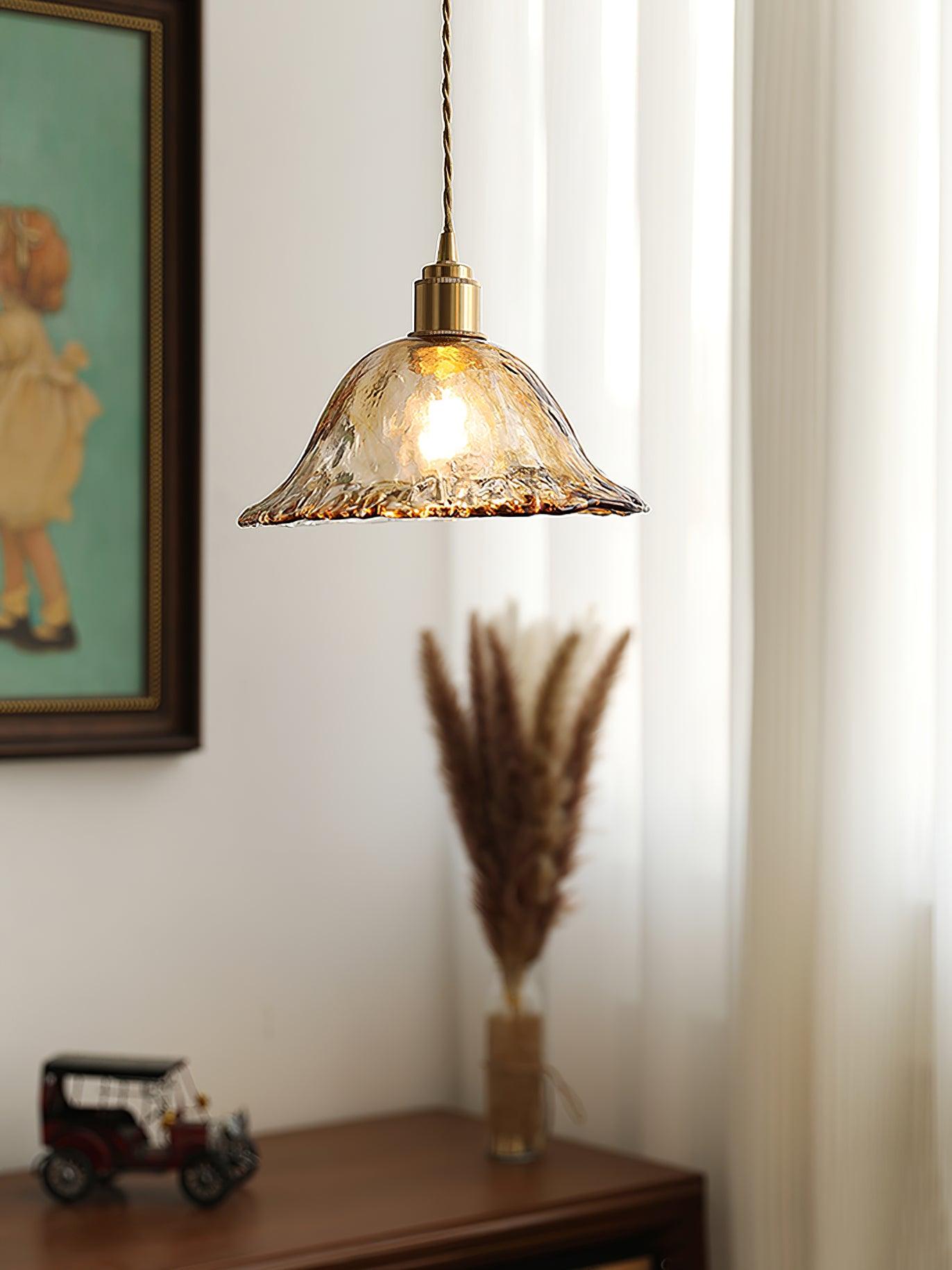 Vintage Hanglamp Glas - Elegantie Javier