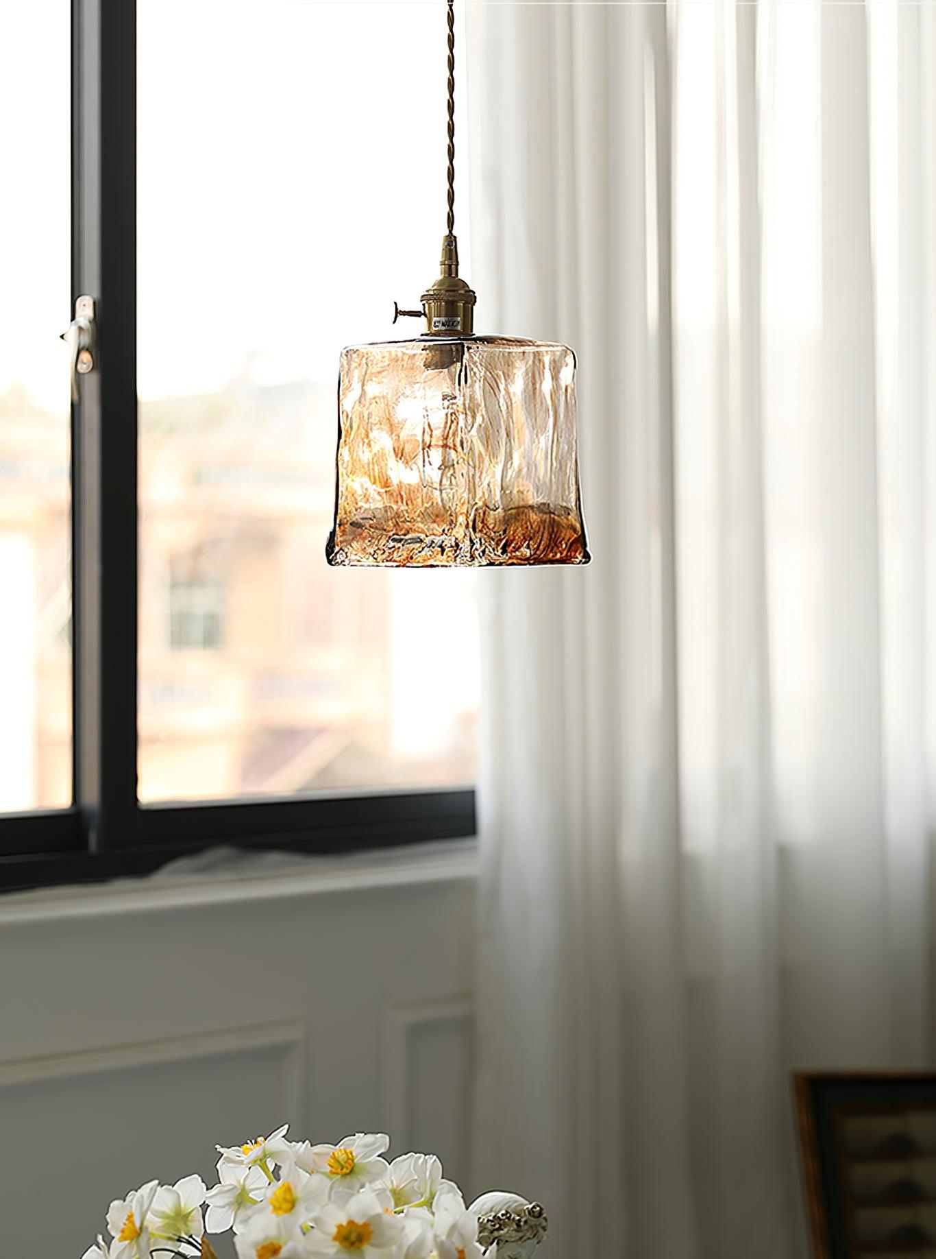 Vintage Hanglamp Glas - Elegantie Javier