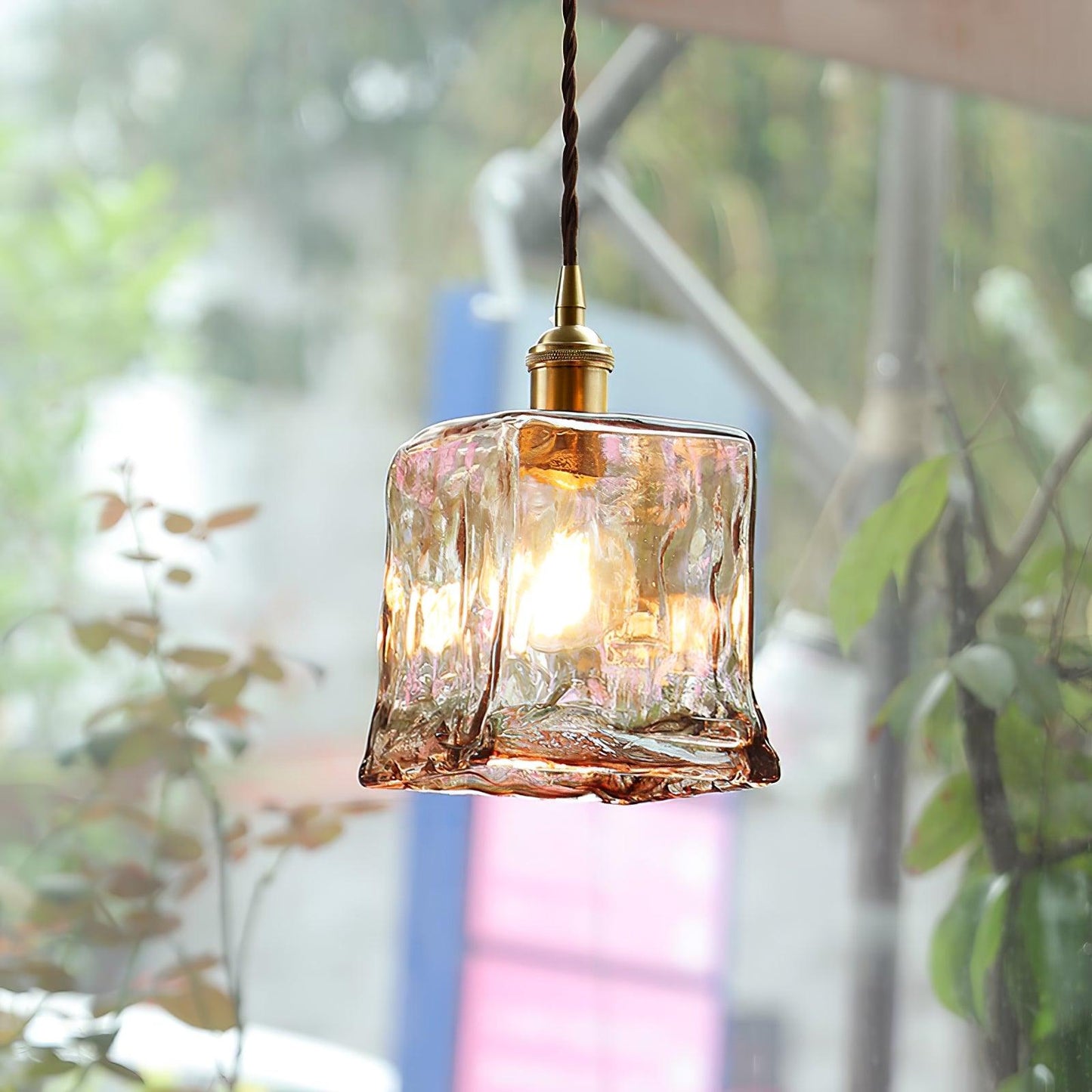 Vintage Hanglamp Glas - Elegantie Javier