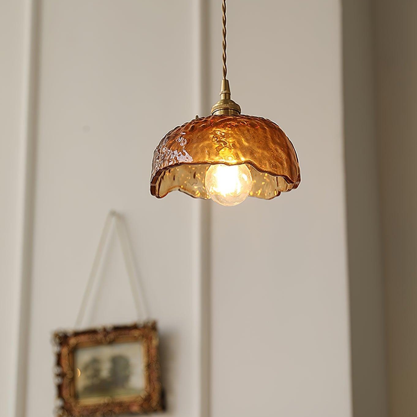 Vintage Hanglamp Glas - Elegantie Javier