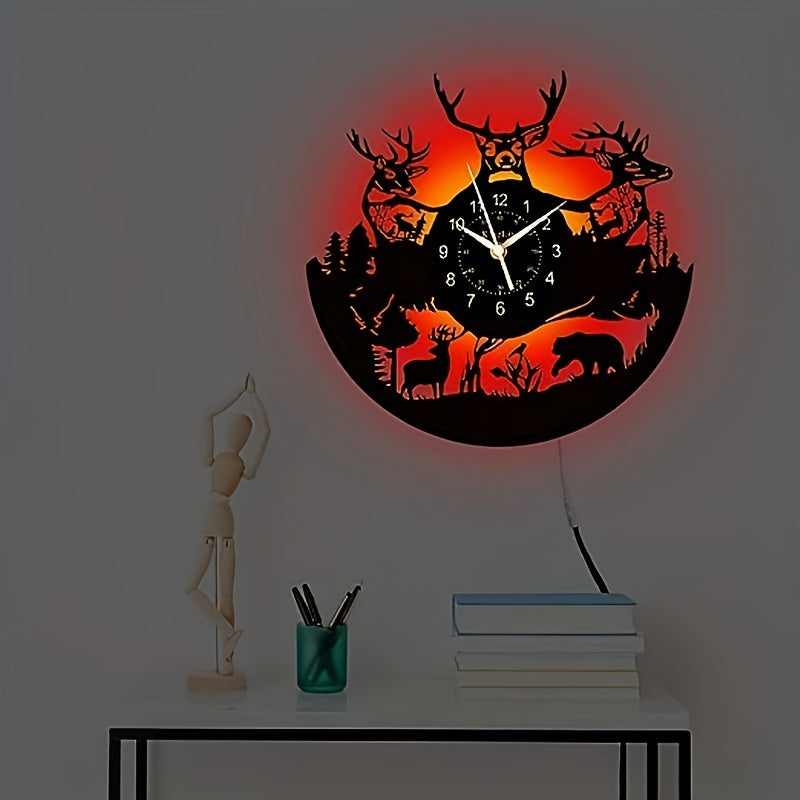 Vinyl Wandklok Stijlvol Design - Uniek en Duurzaam Ontwerp