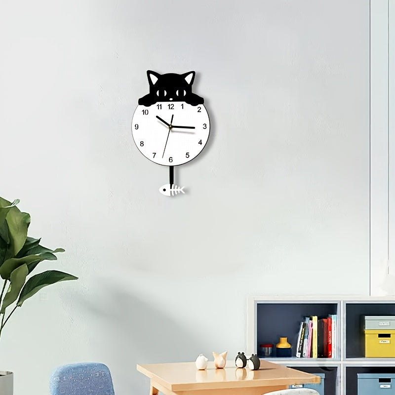 Wanddecoratie met Kat - Uniek Ontwerp Speelse Decoratie