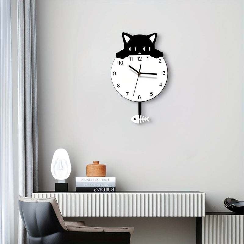 Wanddecoratie met Kat - Uniek Ontwerp Speelse Decoratie