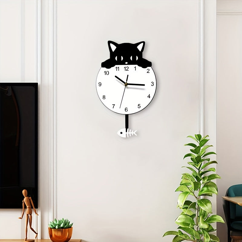 Wanddecoratie met Kat - Uniek Ontwerp Speelse Decoratie