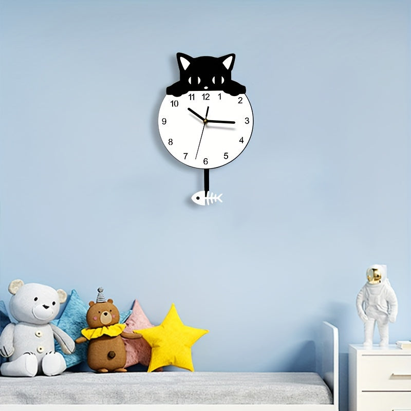 Wanddecoratie met Kat - Uniek Ontwerp Speelse Decoratie