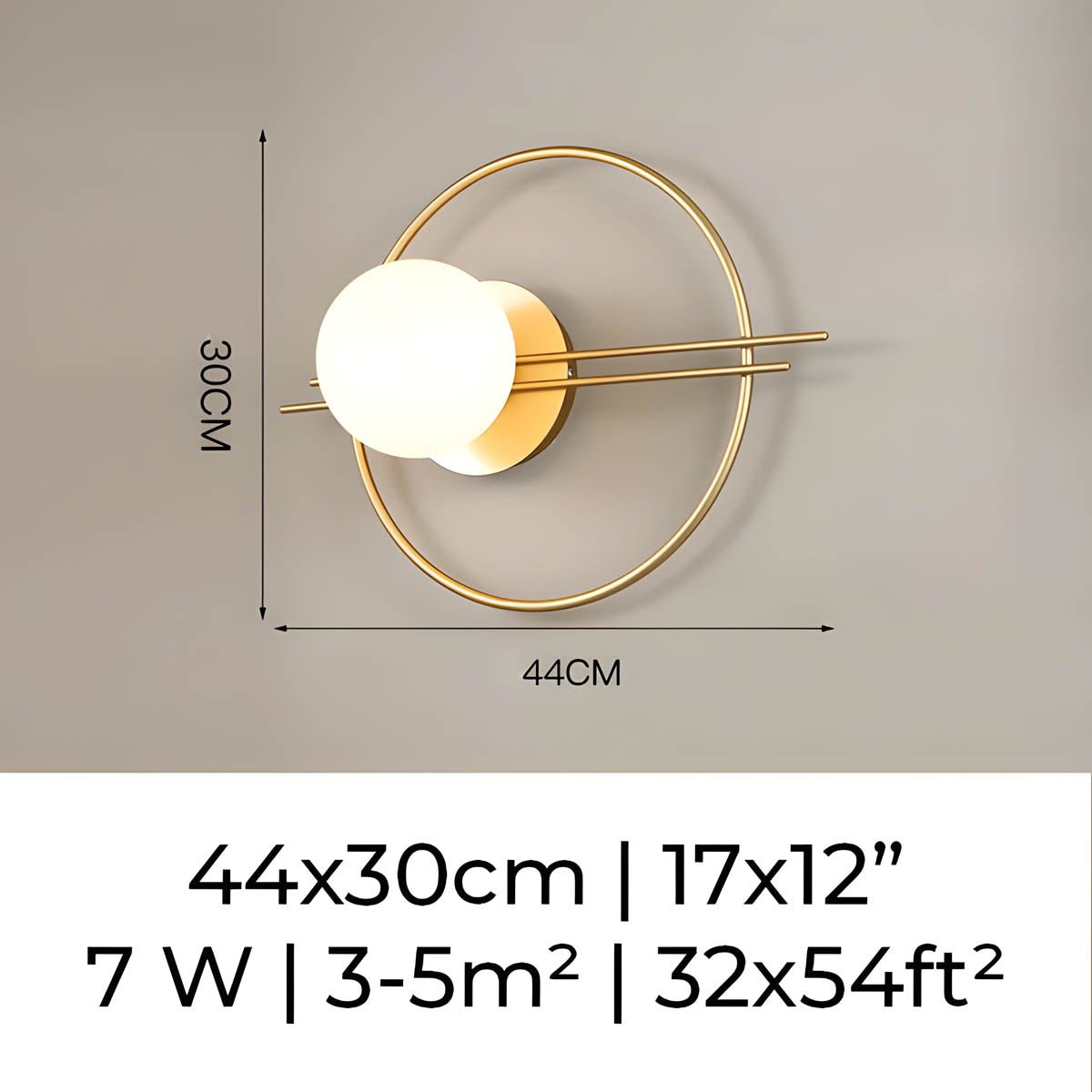 Wandlamp LED Ijzer - Elegante Verlichting Matteo