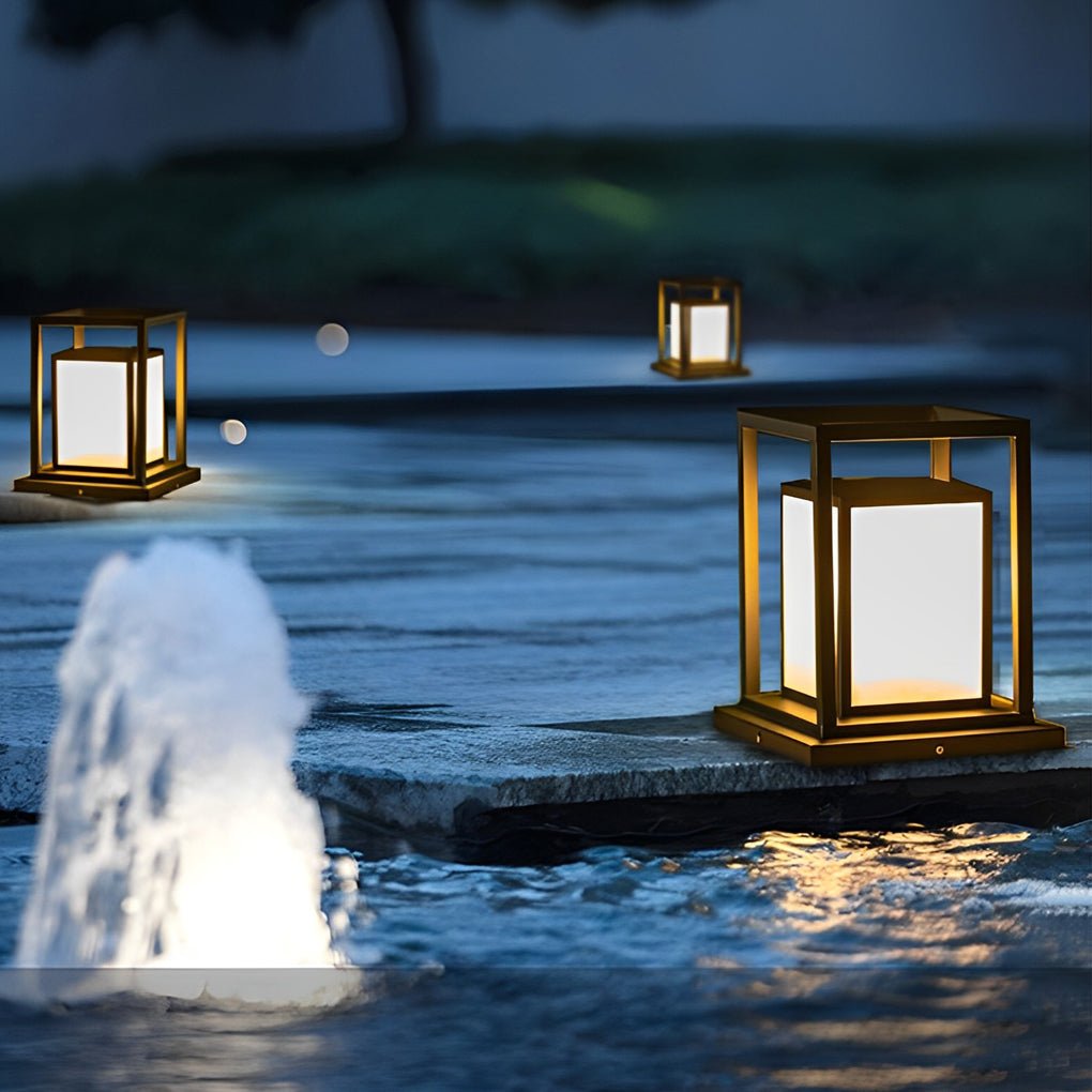 Waterdichte LED Terraslamp - Moderne Verlichting Quadrilateral