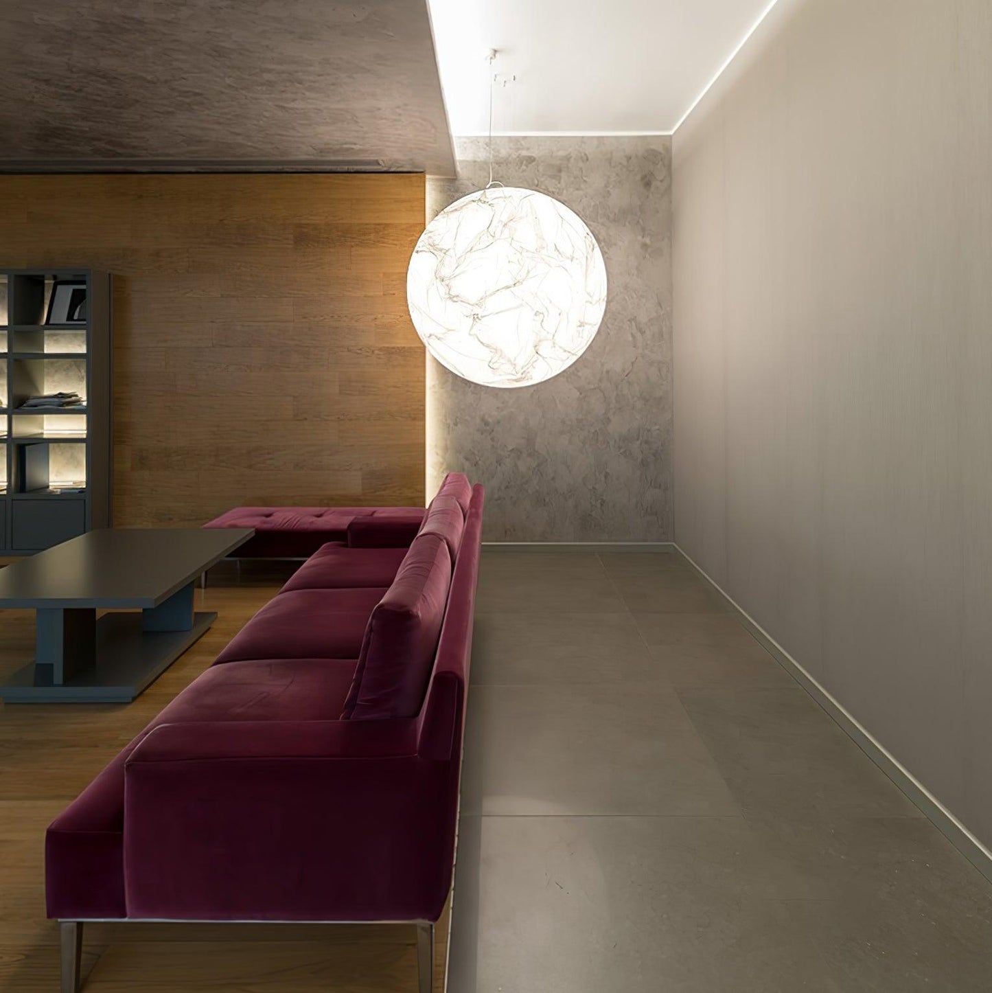Zijde Hanglamp Verstelbare Kabel - Maanlicht Design Jorge
