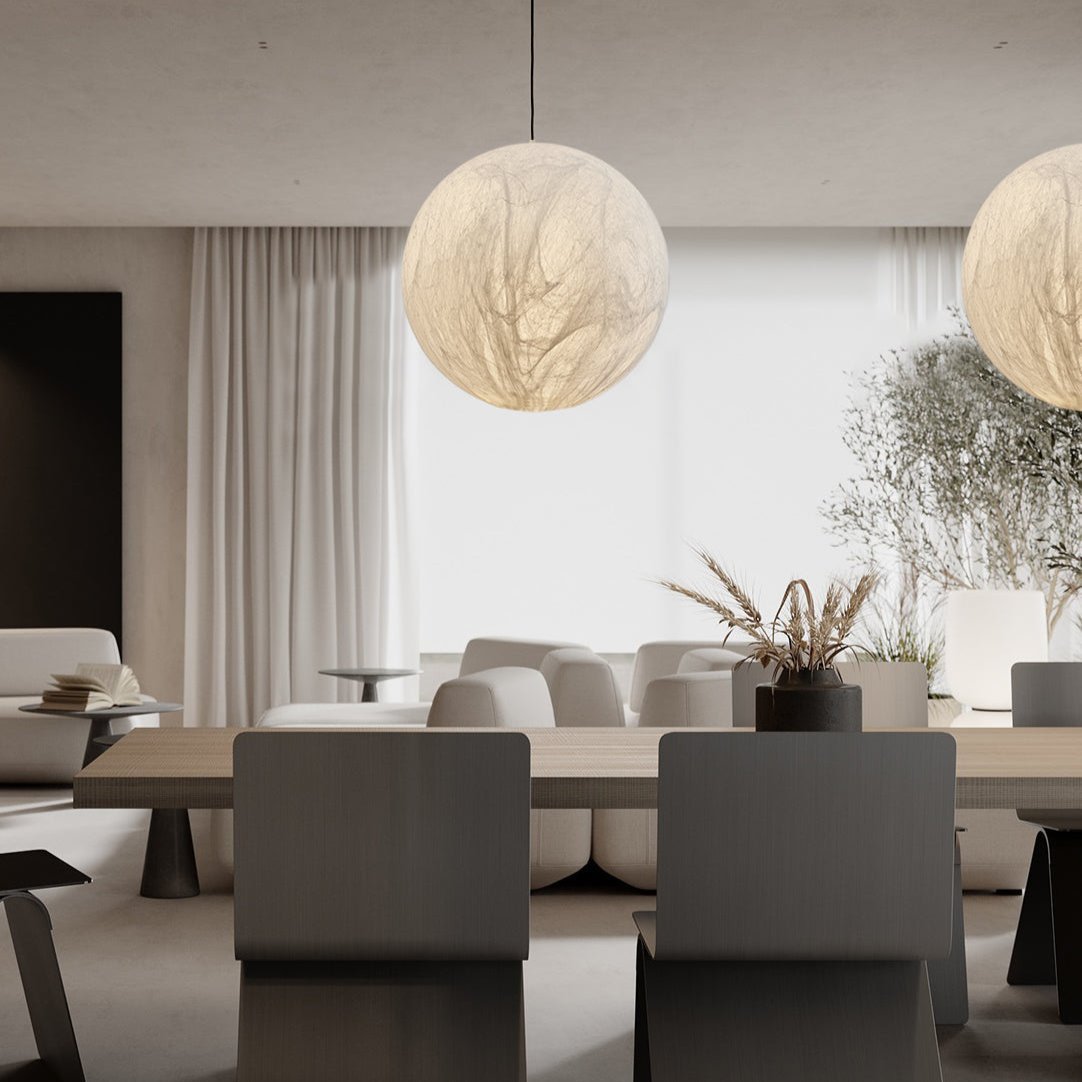 Zijde Hanglamp Verstelbare Kabel - Maanlicht Design Jorge