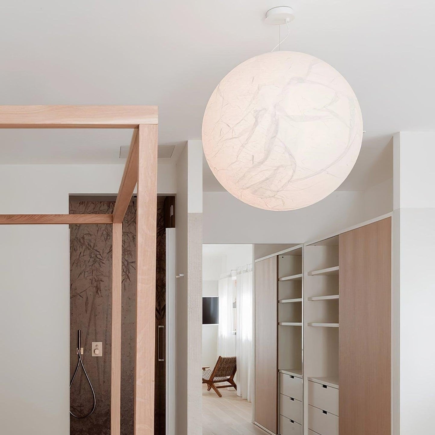 Zijde Hanglamp Verstelbare Kabel - Maanlicht Design Jorge
