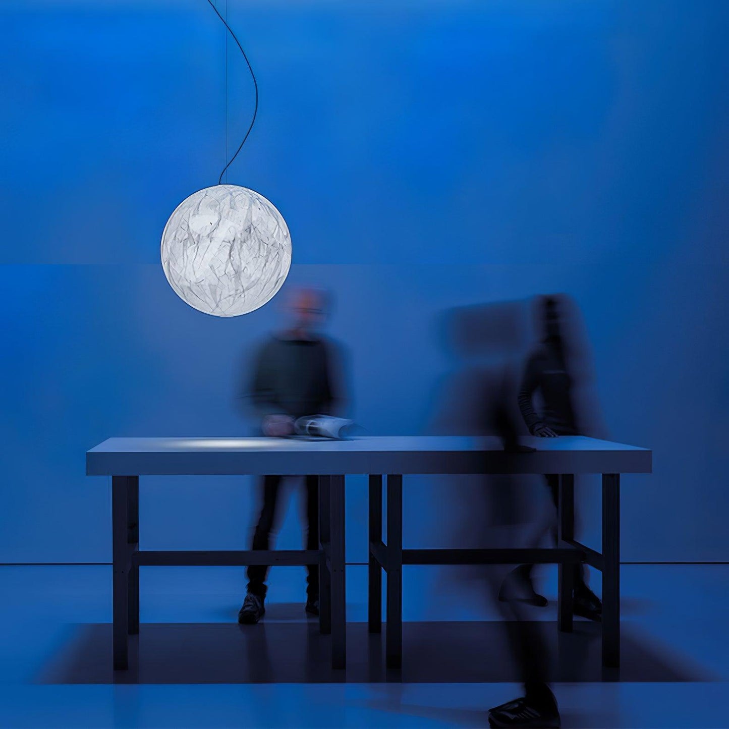 Zijde Hanglamp Verstelbare Kabel - Maanlicht Design Jorge