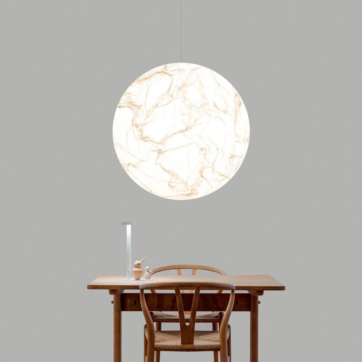 Zijde Hanglamp Verstelbare Kabel - Maanlicht Design Jorge