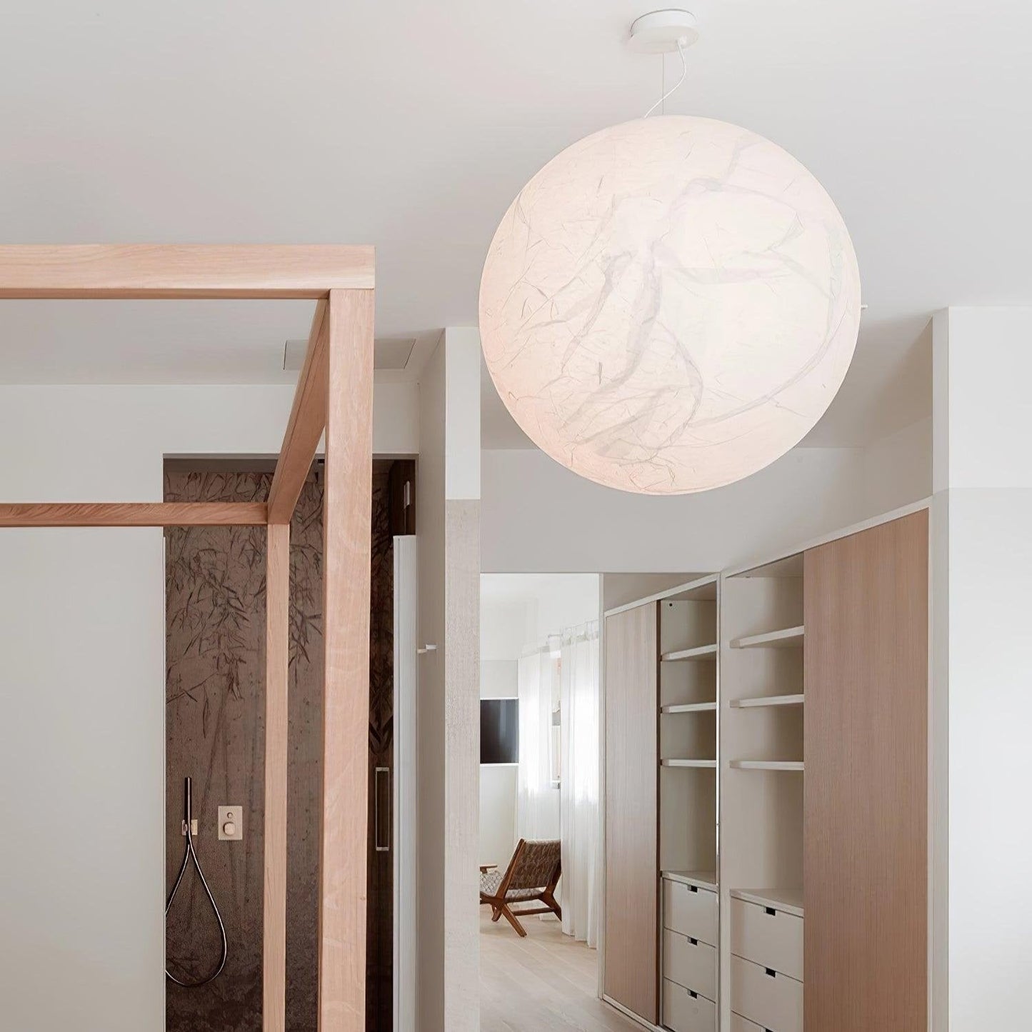 Zijde Hanglamp Verstelbare Kabel - Maanlicht Design Jorge