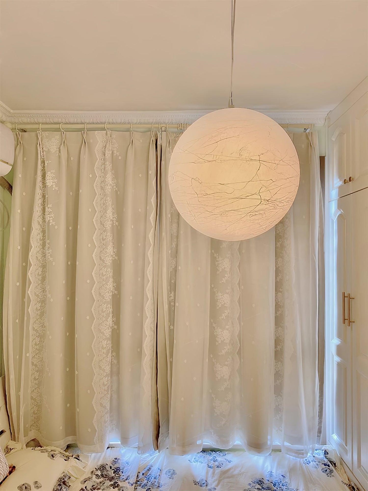 Zijde Hanglamp Verstelbare Kabel - Maanlicht Design Jorge