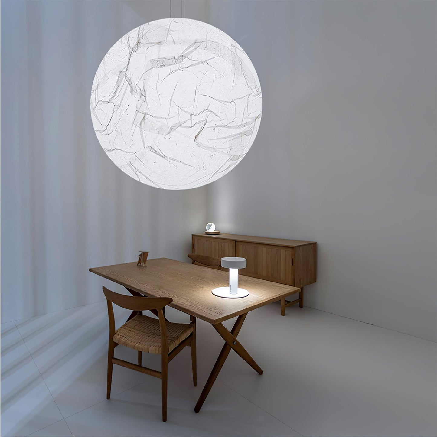 Zijde Hanglamp Verstelbare Kabel - Maanlicht Design Jorge