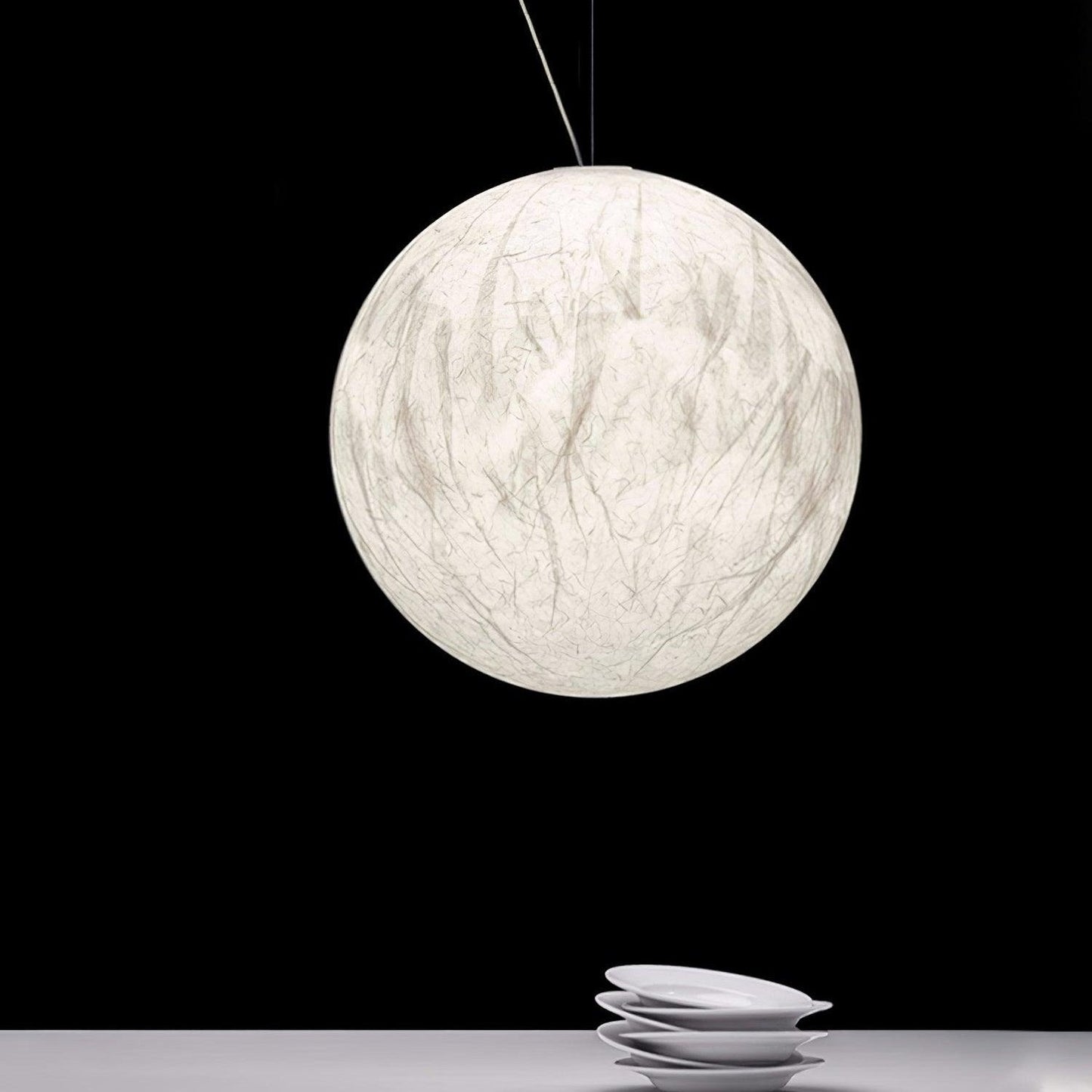 Zijde Hanglamp Verstelbare Kabel - Maanlicht Design Jorge