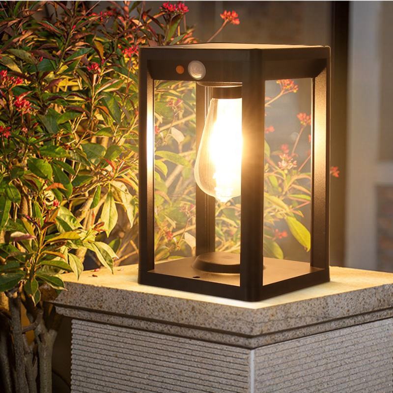 Zonne-energie Buitenlamp met Sensor - Prismatica Pilaren