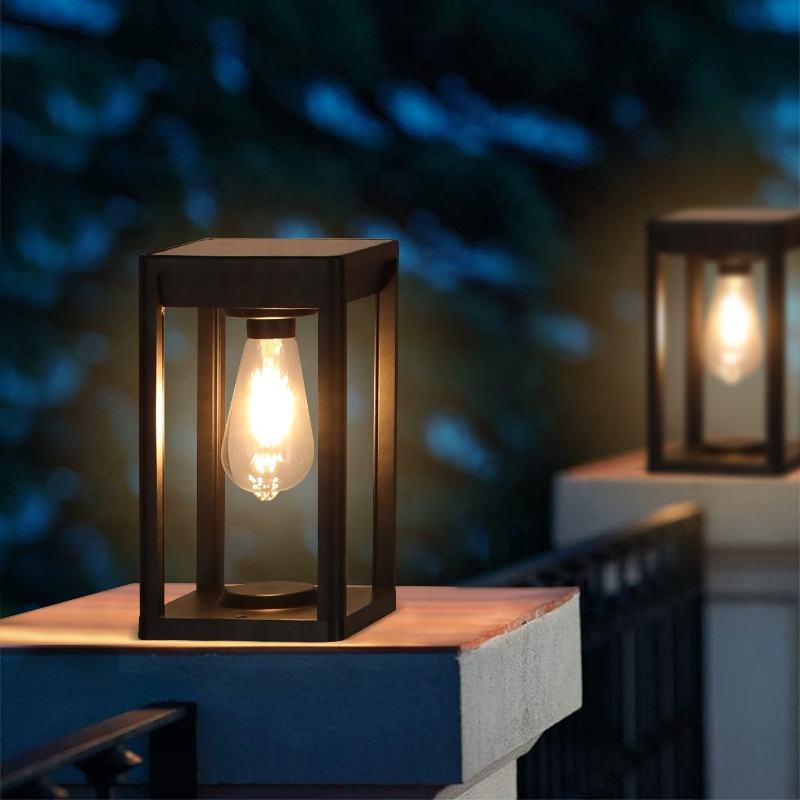Zonne-energie Buitenlamp met Sensor - Prismatica Pilaren