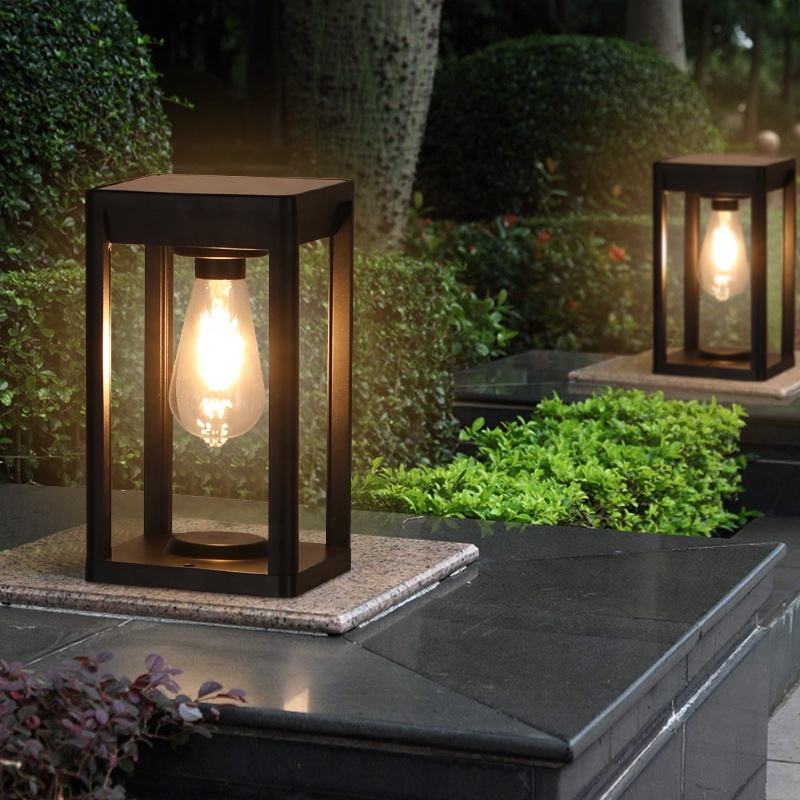 Zonne-energie Buitenlamp met Sensor - Prismatica Pilaren