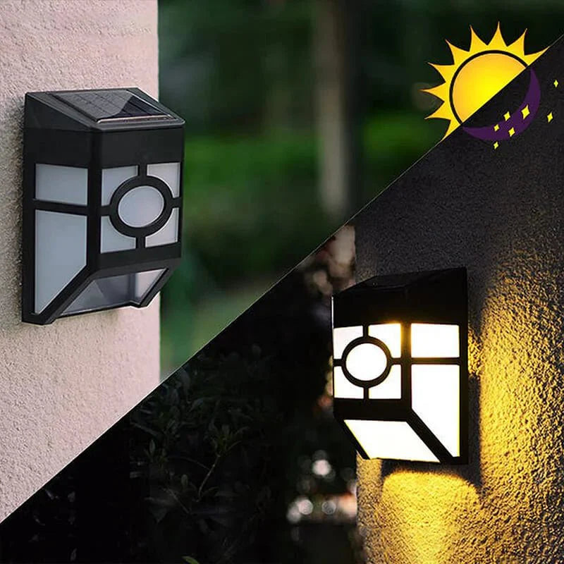 Zonne-energie Wandlamp Waterdicht - Poodle Buitenverlichting