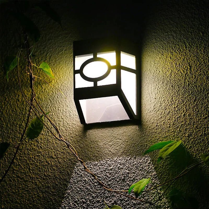 Zonne-energie Wandlamp Waterdicht - Poodle Buitenverlichting