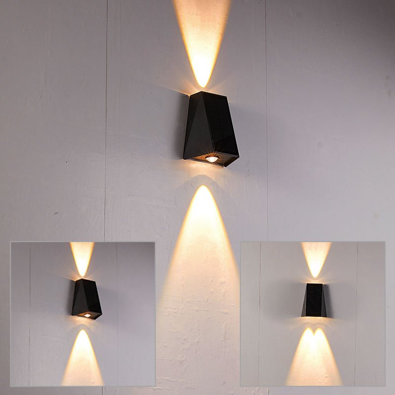 Zonne-energie Wandlamp Waterdicht - Verstelbare Lichtbundel Periwinkle