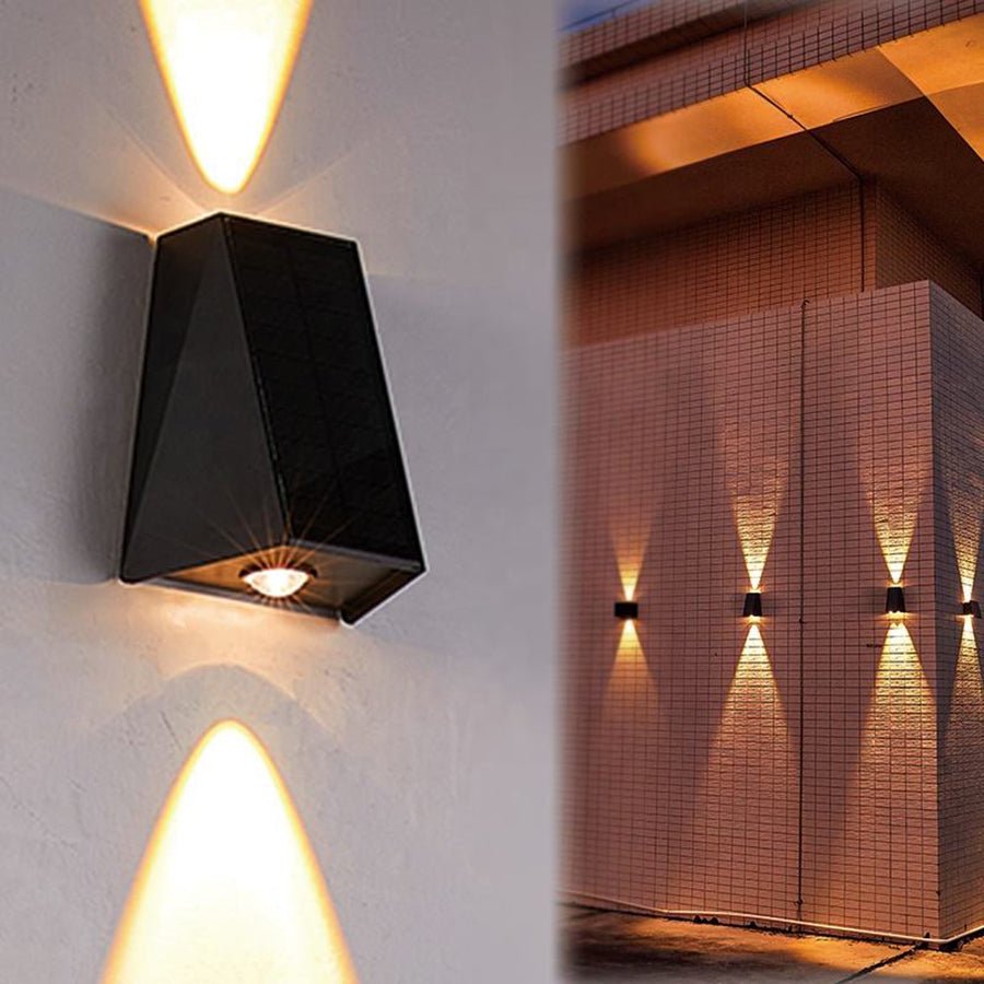 Zonne-energie Wandlamp Waterdicht - Verstelbare Lichtbundel Periwinkle