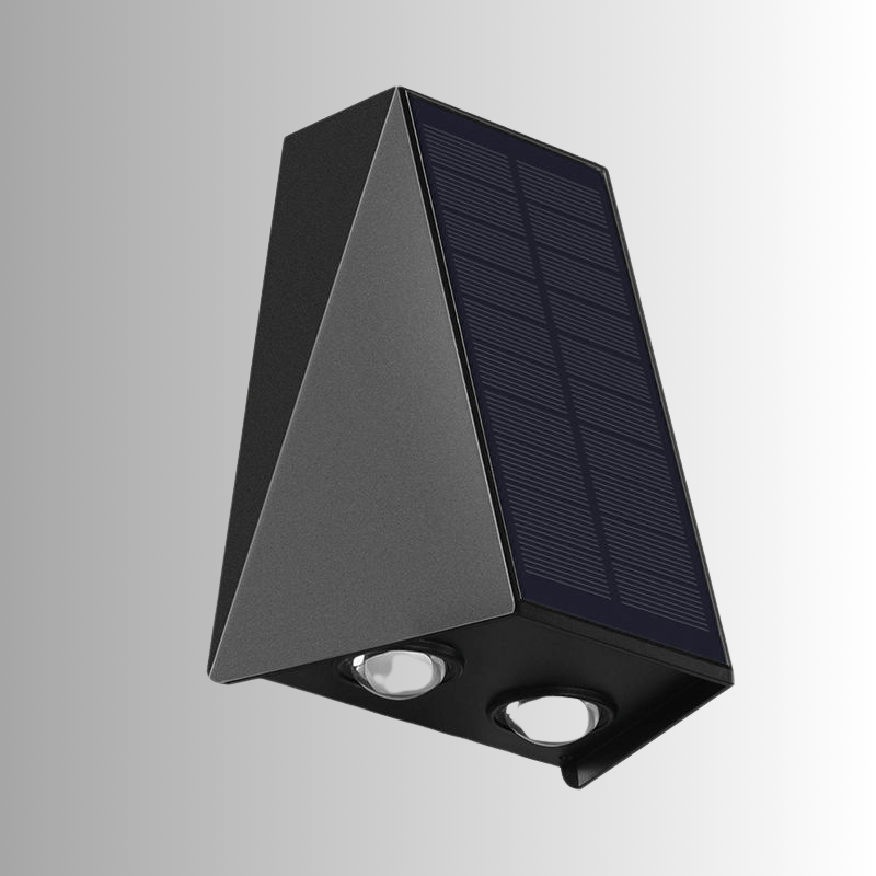 Zonne-energie Wandlamp Waterdicht - Verstelbare Lichtbundel Periwinkle