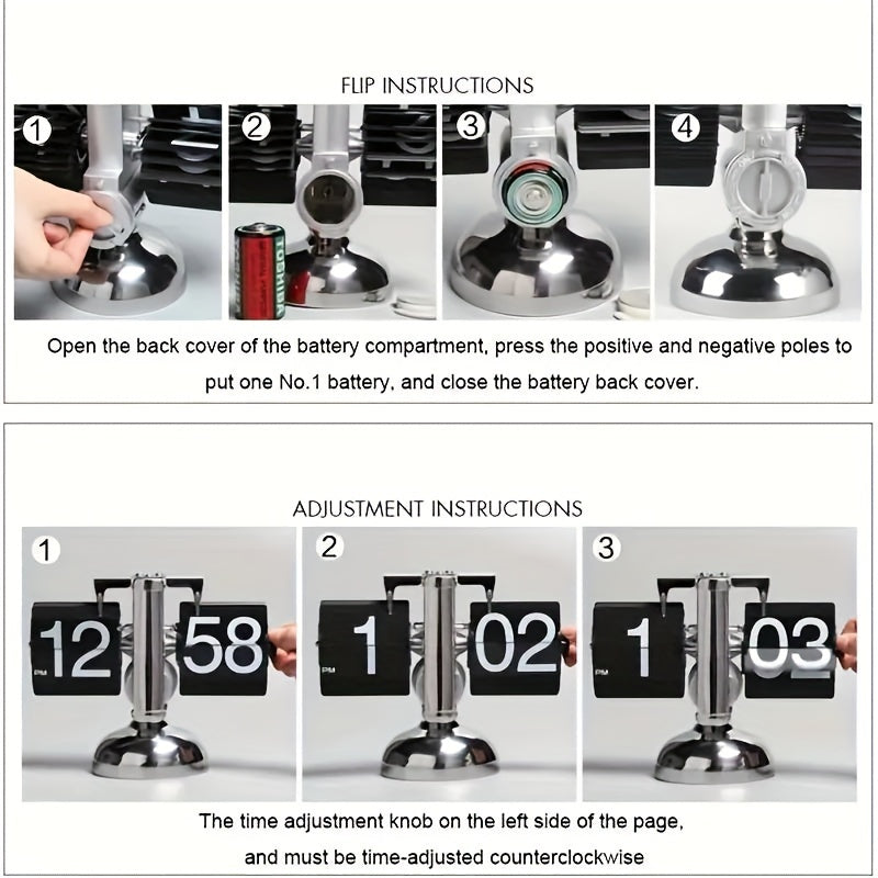 Automatische Flip Klok Retro - Stijlvolle Klok Dusseldorf