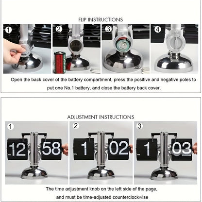 Automatische Flip Klok Retro - Stijlvolle Klok Dusseldorf